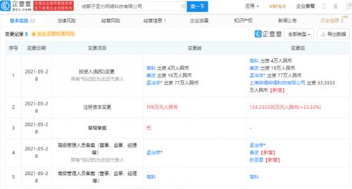 B站投资子皿力网络科技公司，拓展文艺创作与信息系统集成服务布局